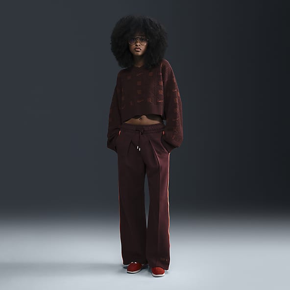 Nike air burgundy tracksuit womens shop